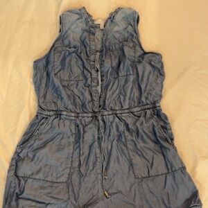 Kelly Renee Romper Women’s Shorts Blue White XXL Stripes Sleeveless